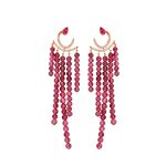 PINK TOURMALINE DESIGNER EARRING