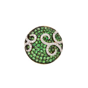 TSAVORITE COCKTAIL RING