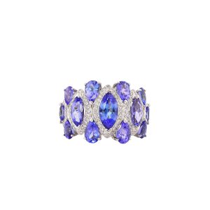 AMETHYST CLUSTER RING