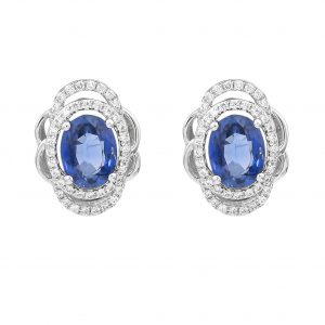 BLUE SAPPHIRE CLASSIC EARRING