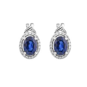 BLUE SAPPHIRE CLASSIC EARRING