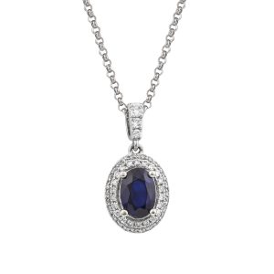 BLUE SAPPHIRE CLASSIC PENDANT