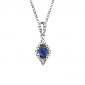 BLUE SAPPHIRE CLASSIC PENDANT