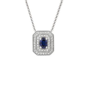 BLUE SAPPHIRE CLASSIC PENDANT