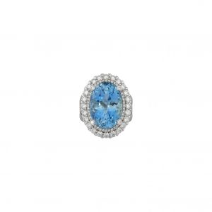AQUAMARINE  DESIGNER RING