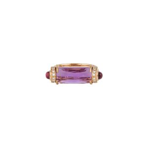 AMETHYST FANCY BAGUETTE RING