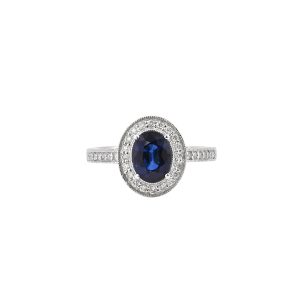BLUE SAPPHIRE CLASSIC RING