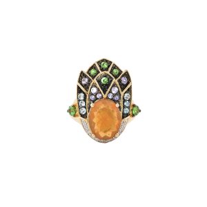 ETHIOPIAN OPAL DESIGNER RING