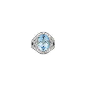 AQUAMARINE CLASSIC RING