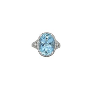 AQUAMARINE CLASSIC RING