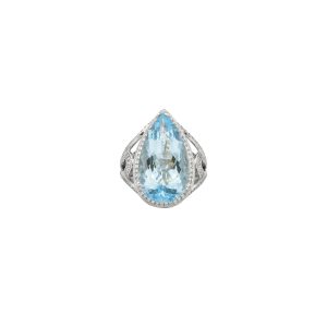 AQUAMARINE CLASSIC RING