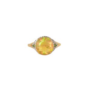 ETHIOPIAN OPAL CLASSIC RING