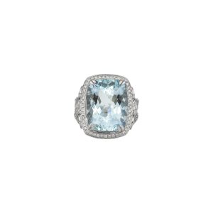 AQUAMARINE CLASSIC RING