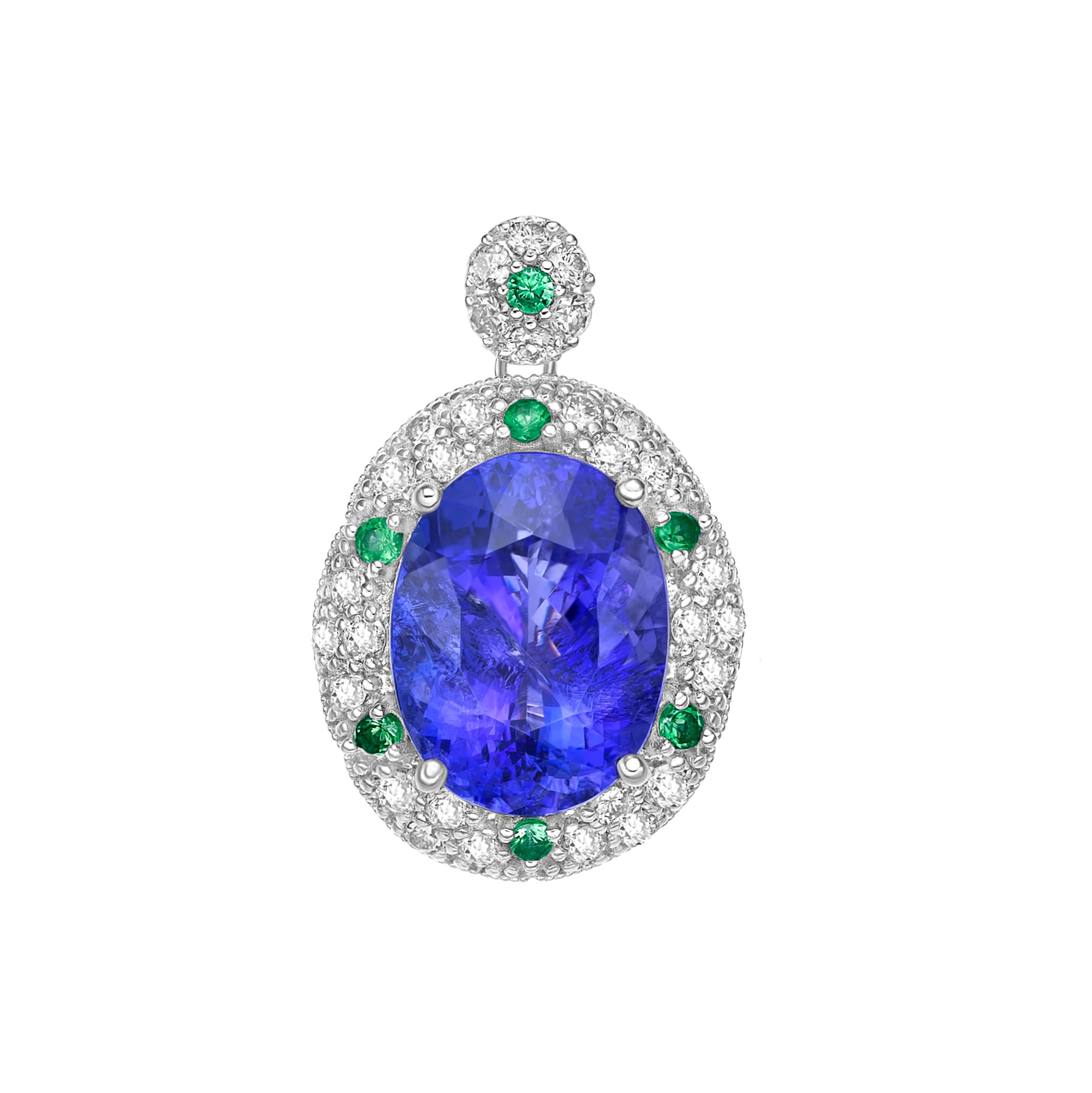 REGAL TANZANITE PENDANT