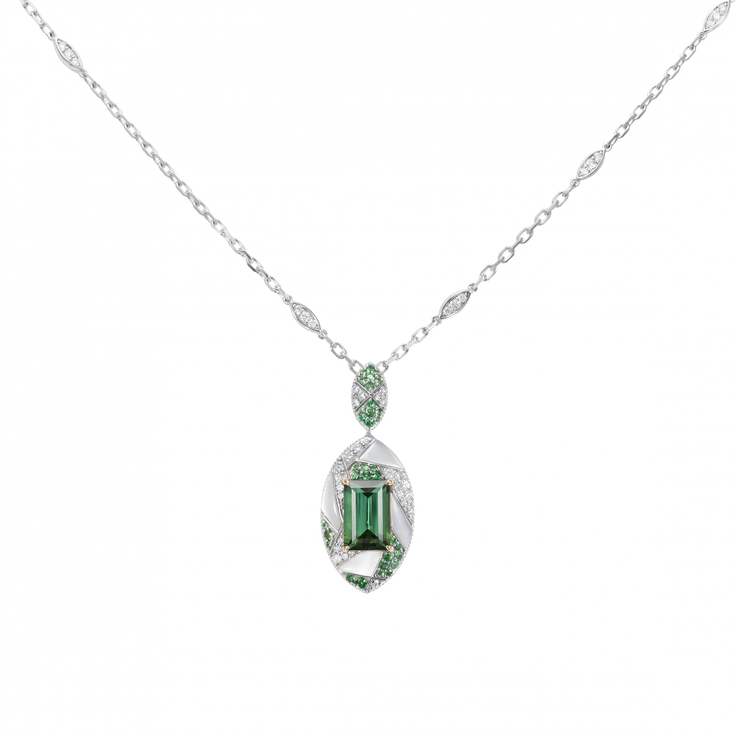 ENCHANTED GREEN TOURMALINE NECKLACE