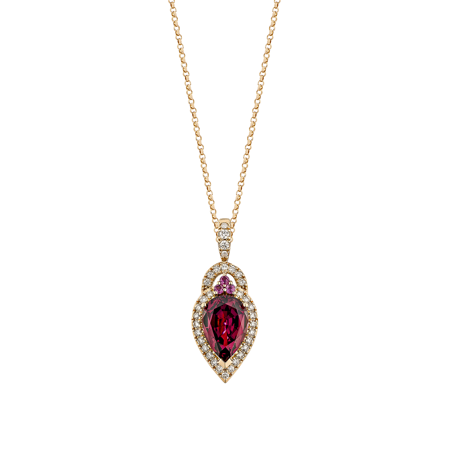 RHODOLITE PENDANT