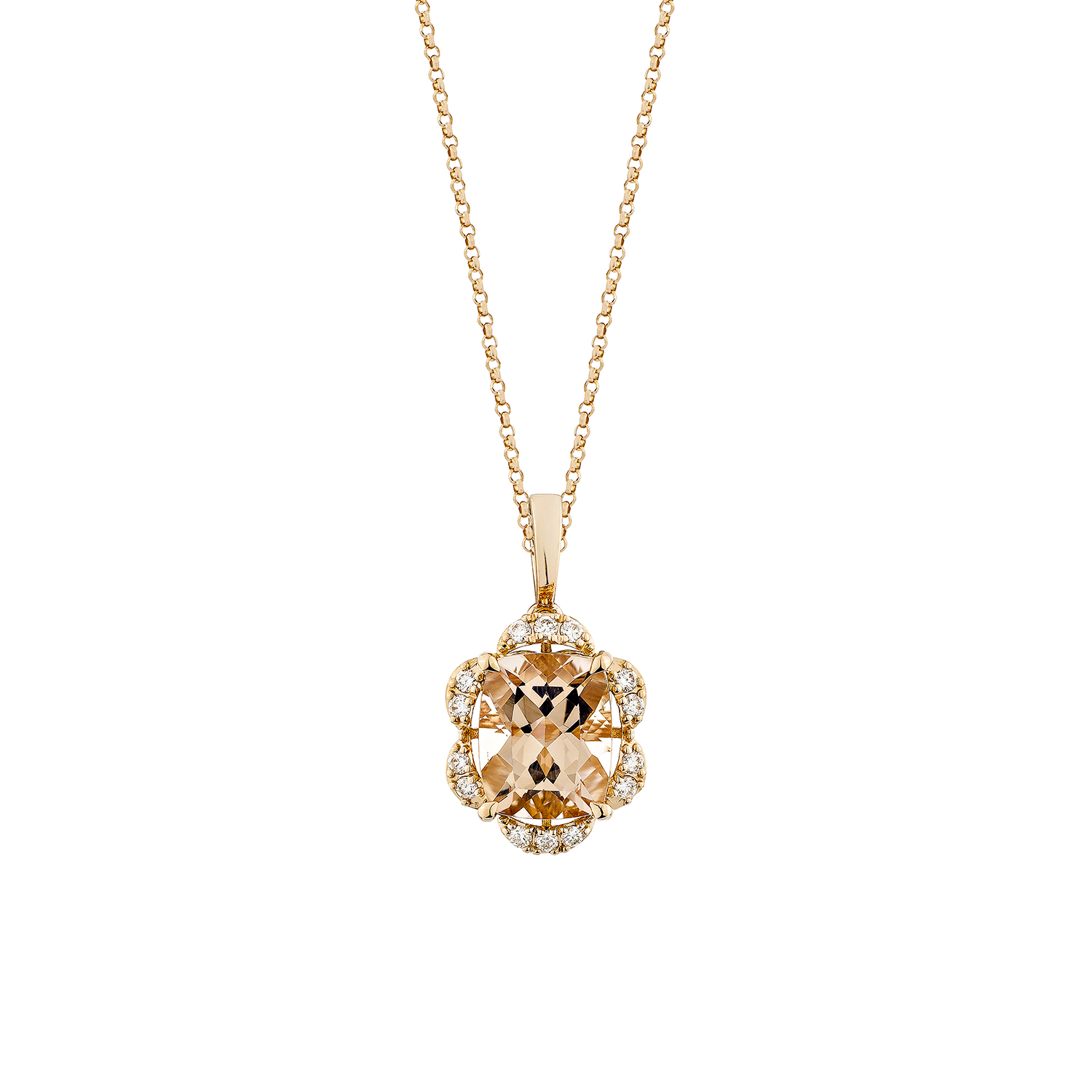 MORGANITE PENDANT