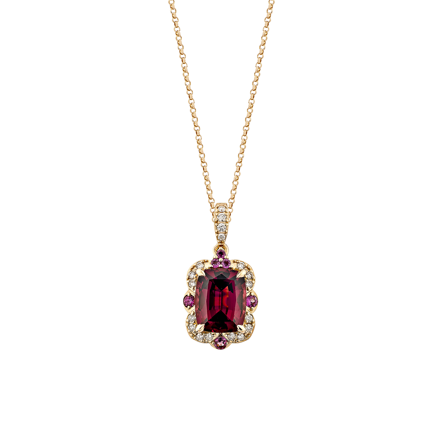 RHODOLITE CLASSIC PENDANT