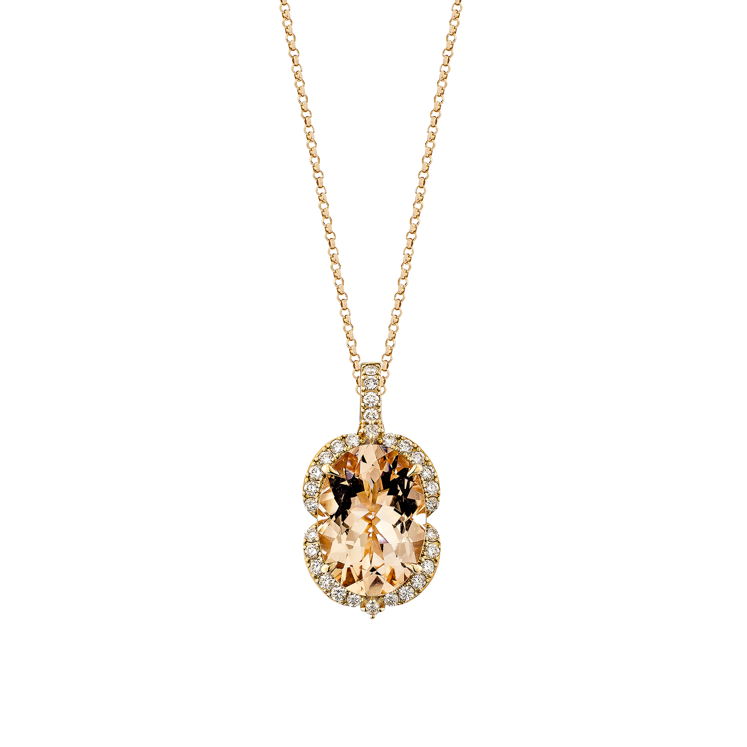 MORGANITE PENDANT