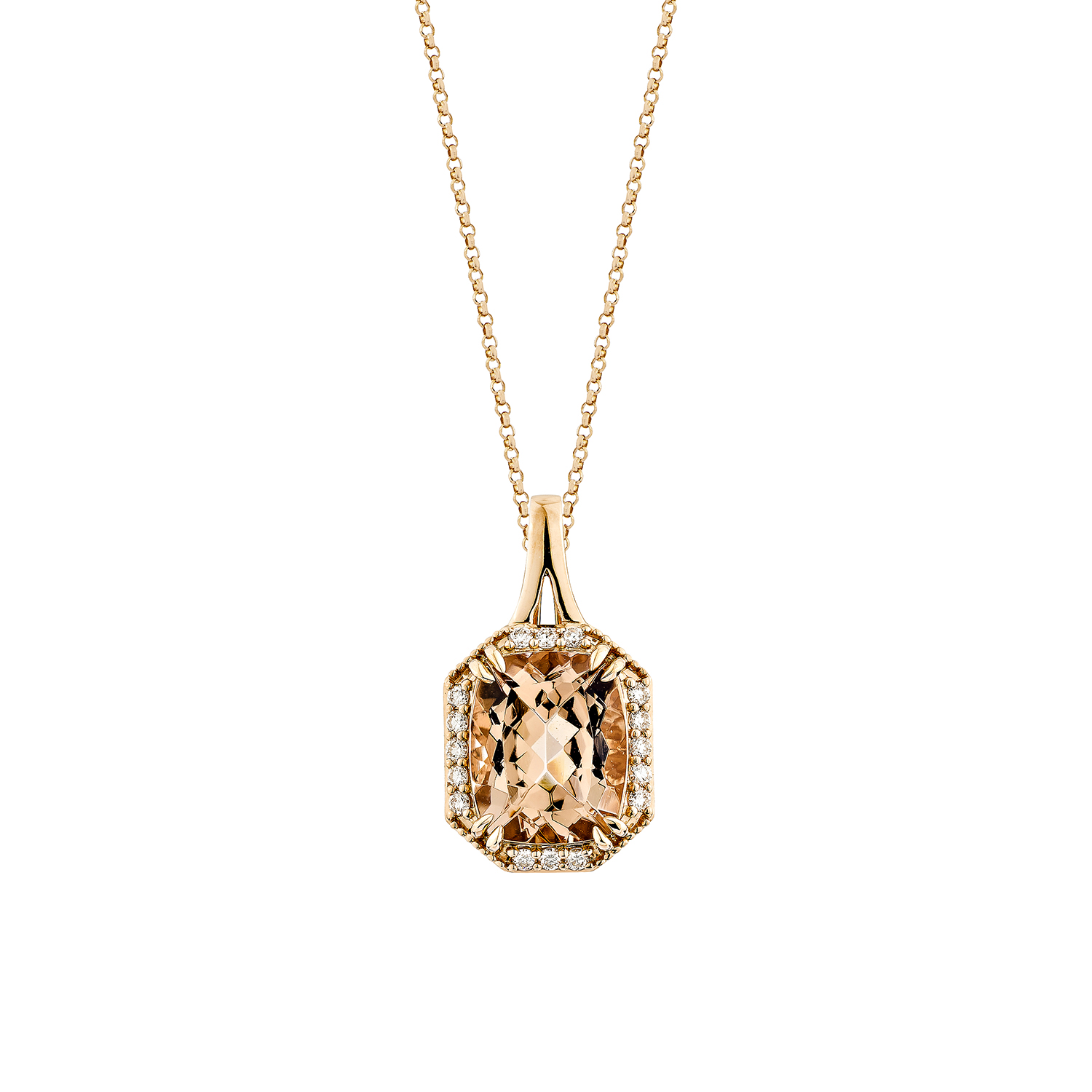 MORGANITE PENDANT