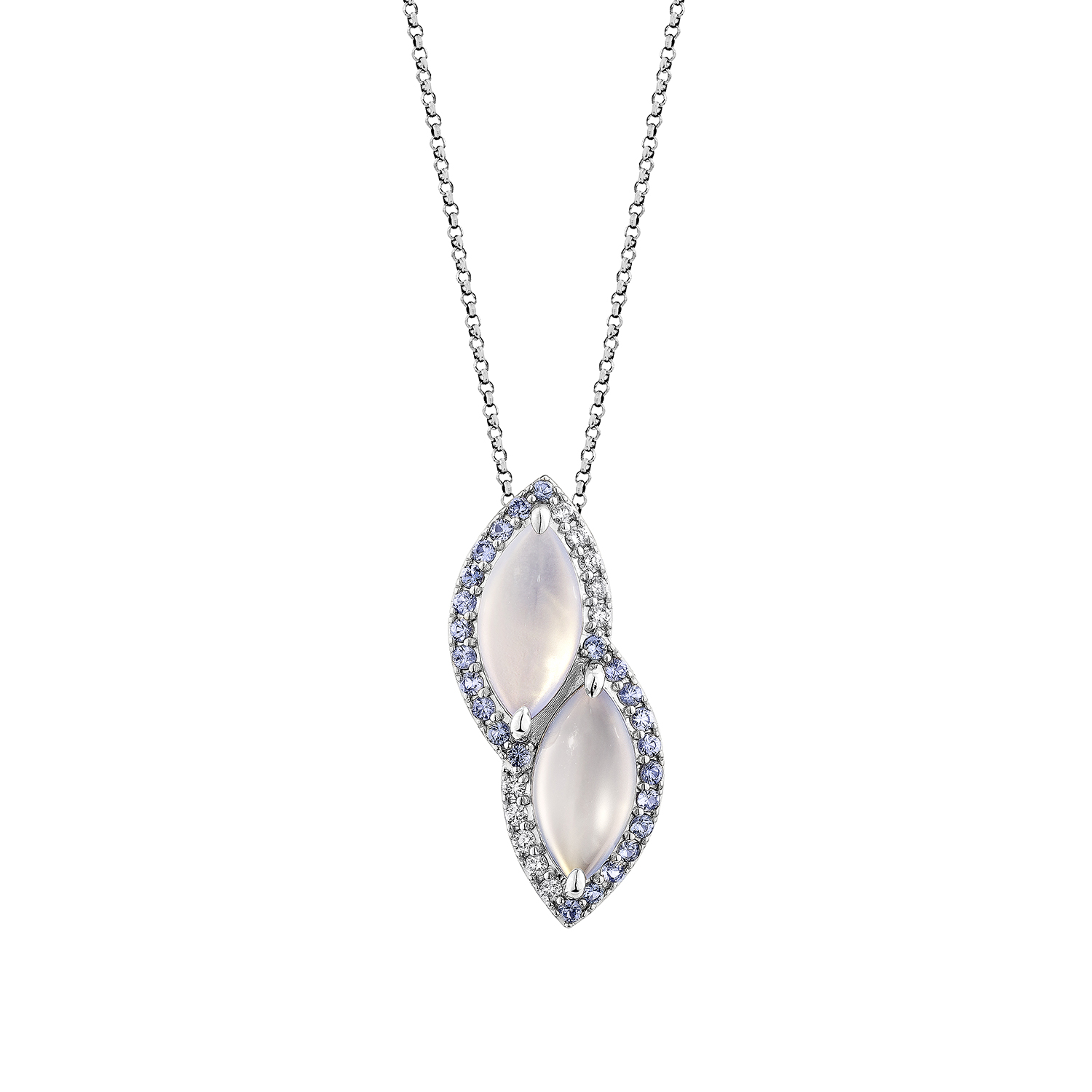 BLUE CHALCEDONY PENDANT