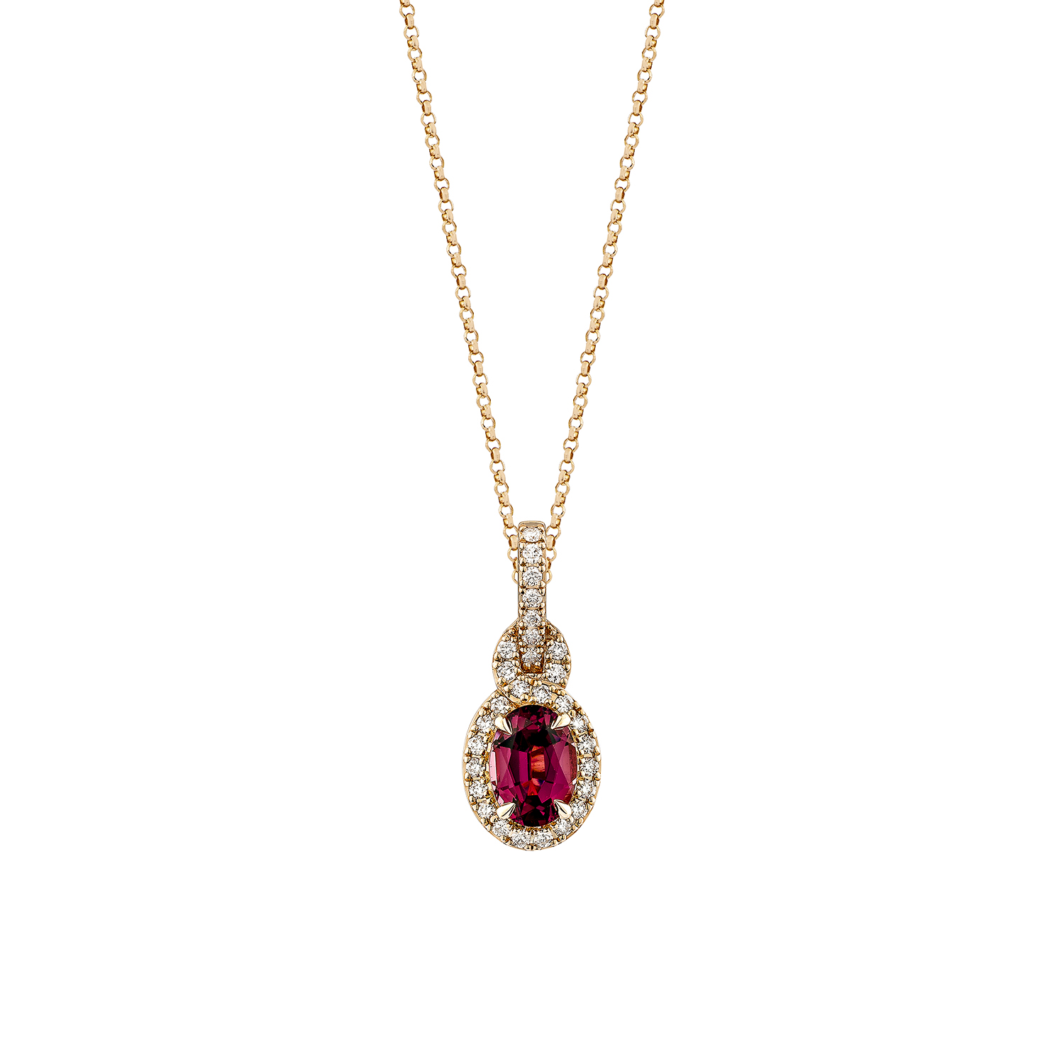 RHODOLITE CLASSIC PENDANT