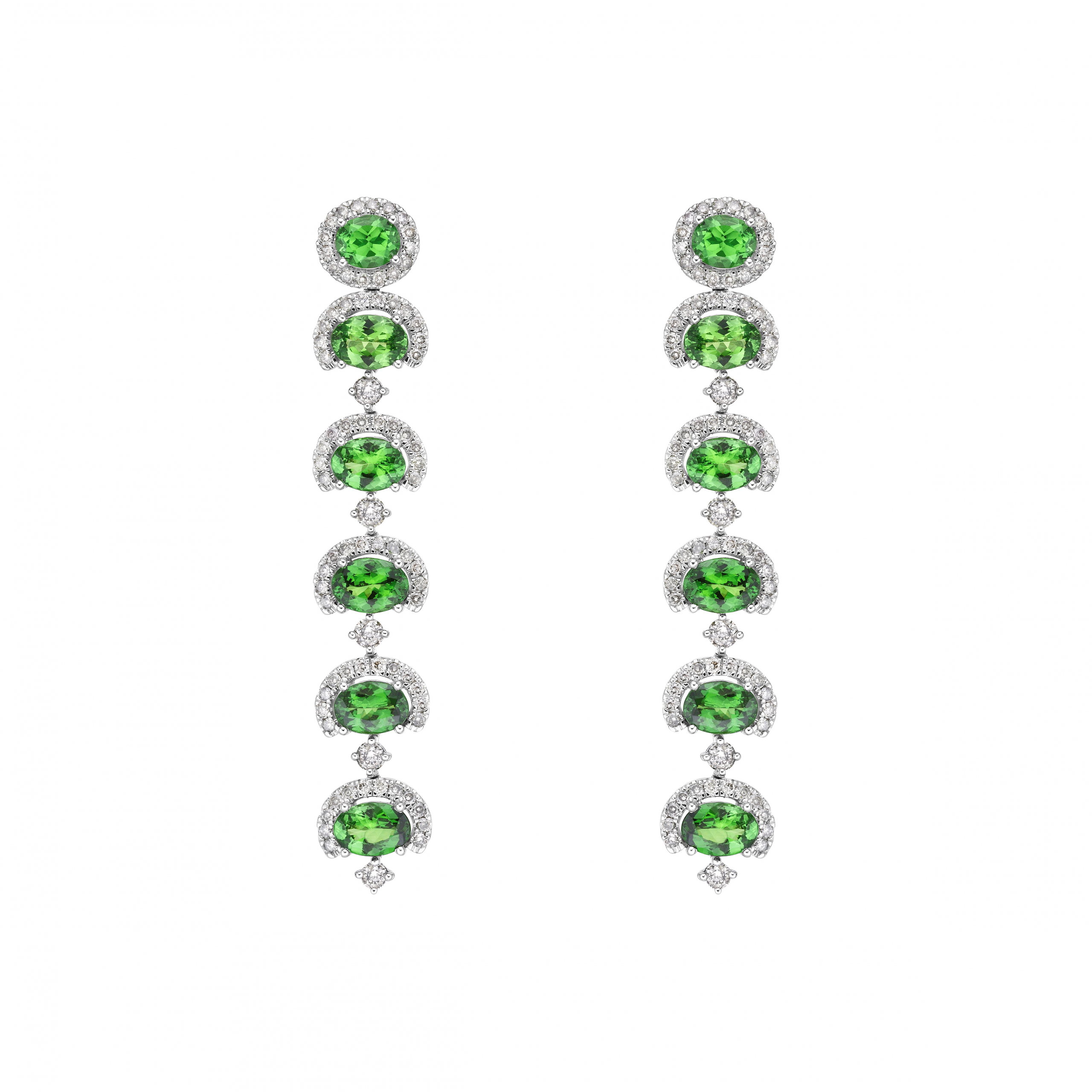 TSAVORITE DROP EARRING