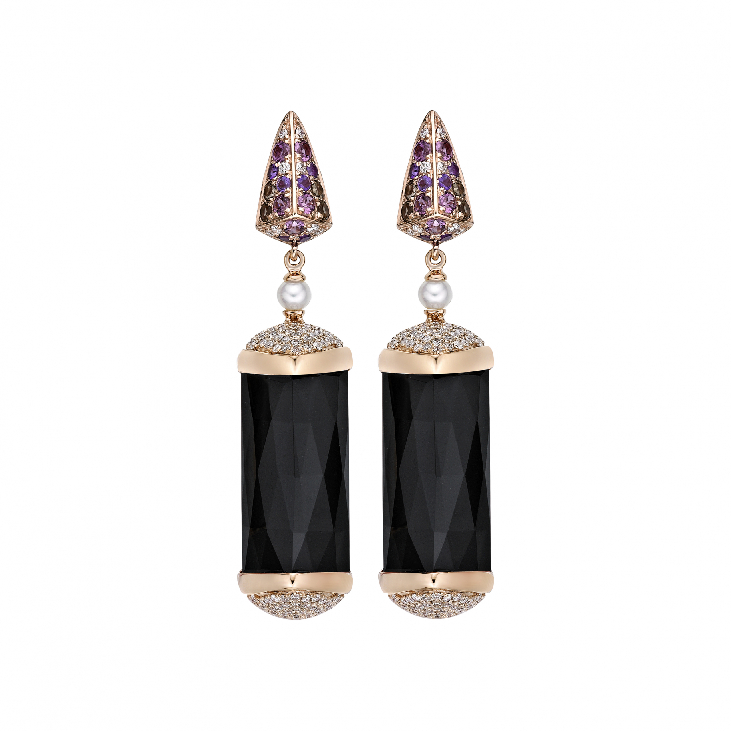 BLACK ONYX DROP EARRING