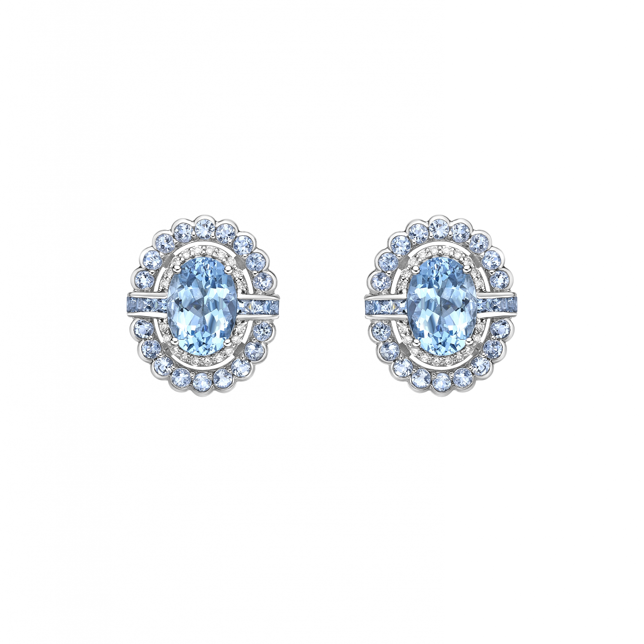 AQUAMARINE EARRING