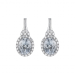 AQUAMARINE DROP EARRING