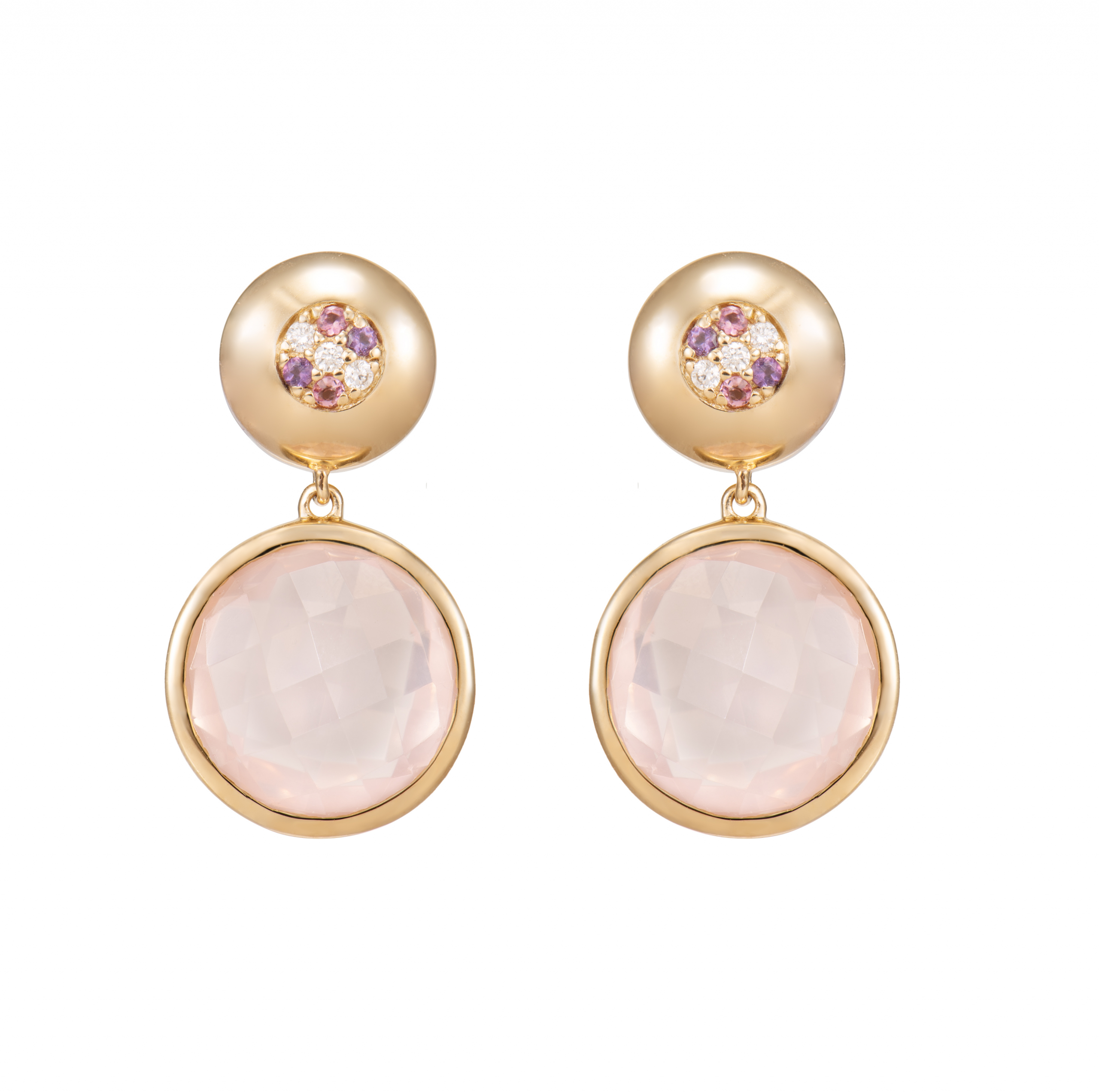 ROSE QUARTZ EARRING