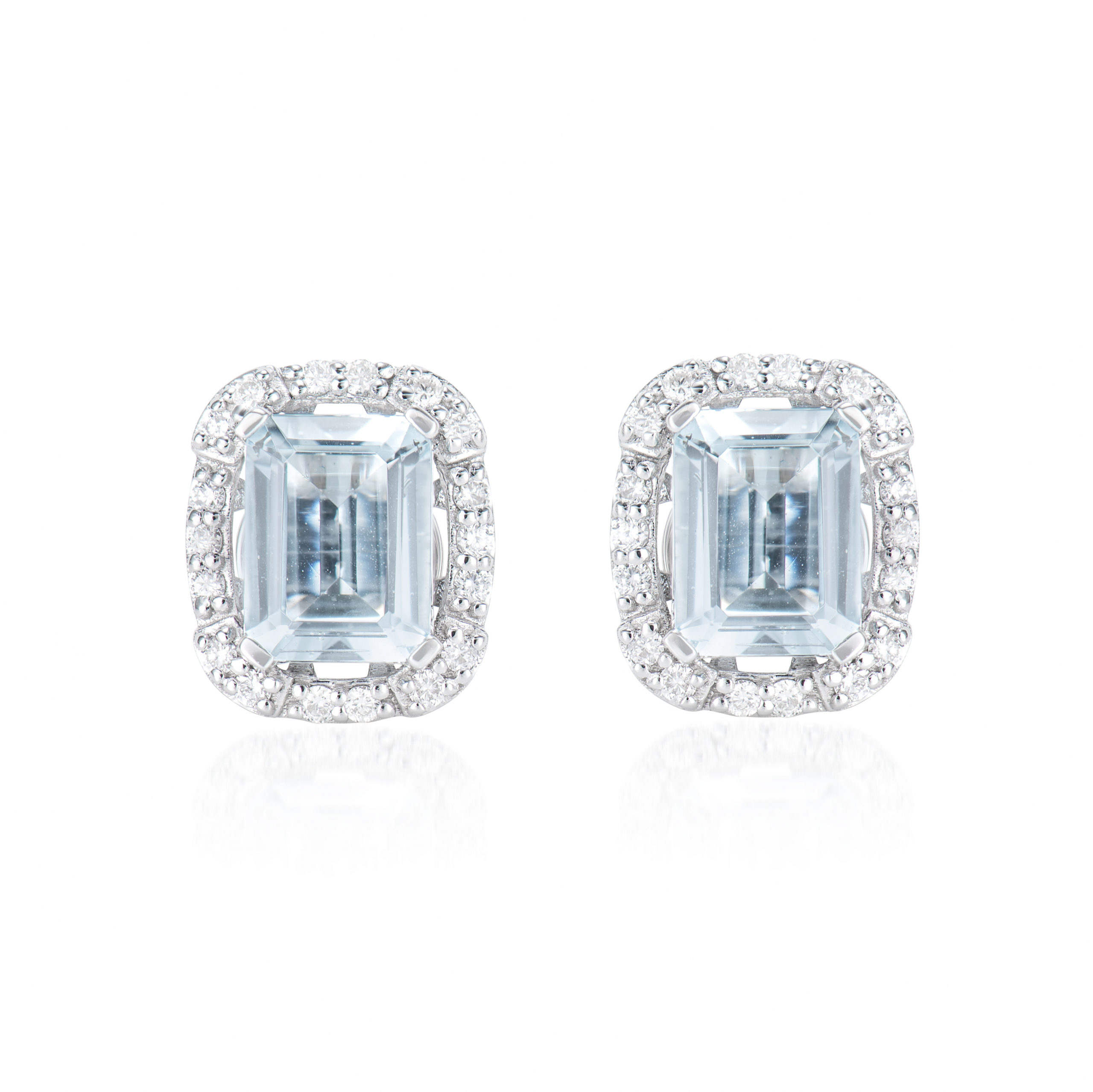 AQUAMARINE DROP EARRING