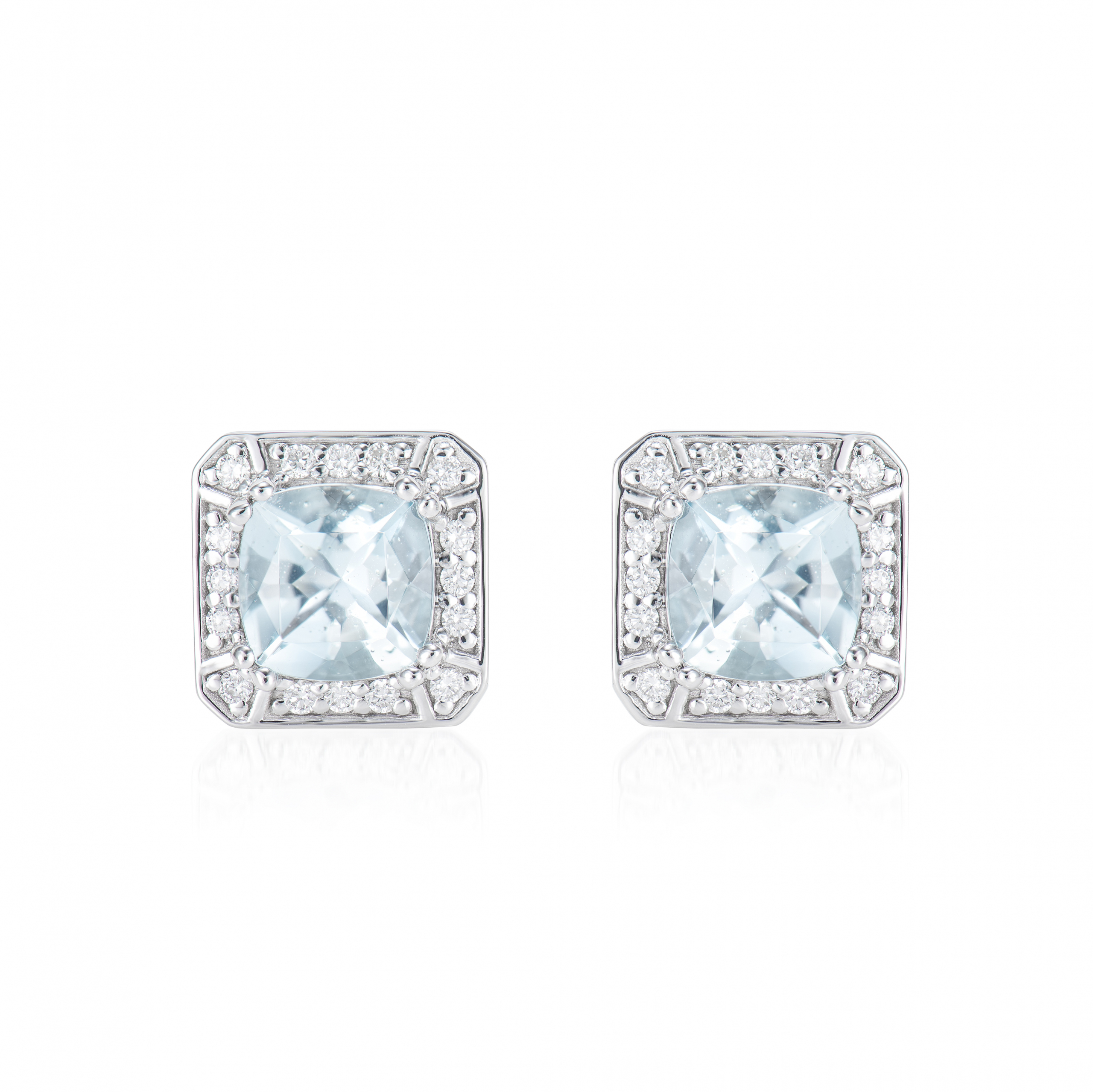AQUAMARINE DROP EARRING