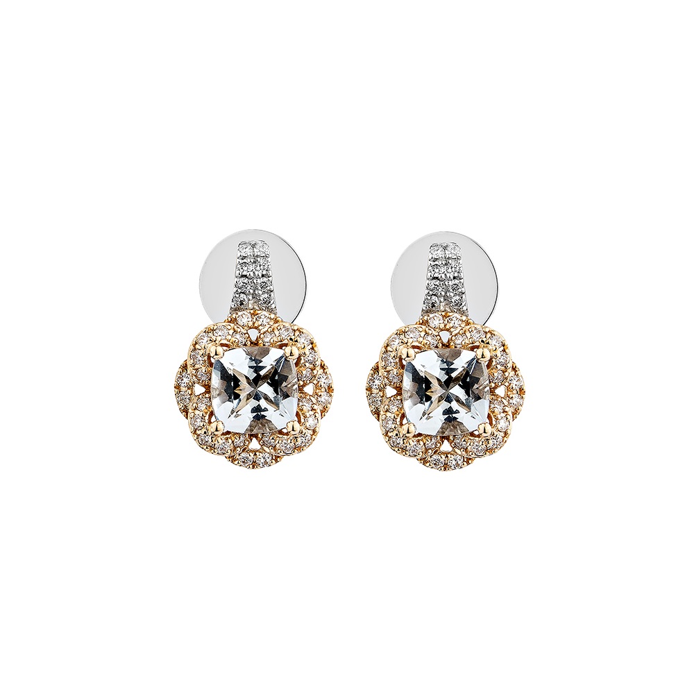 AQUAMARINE DROP EARRING