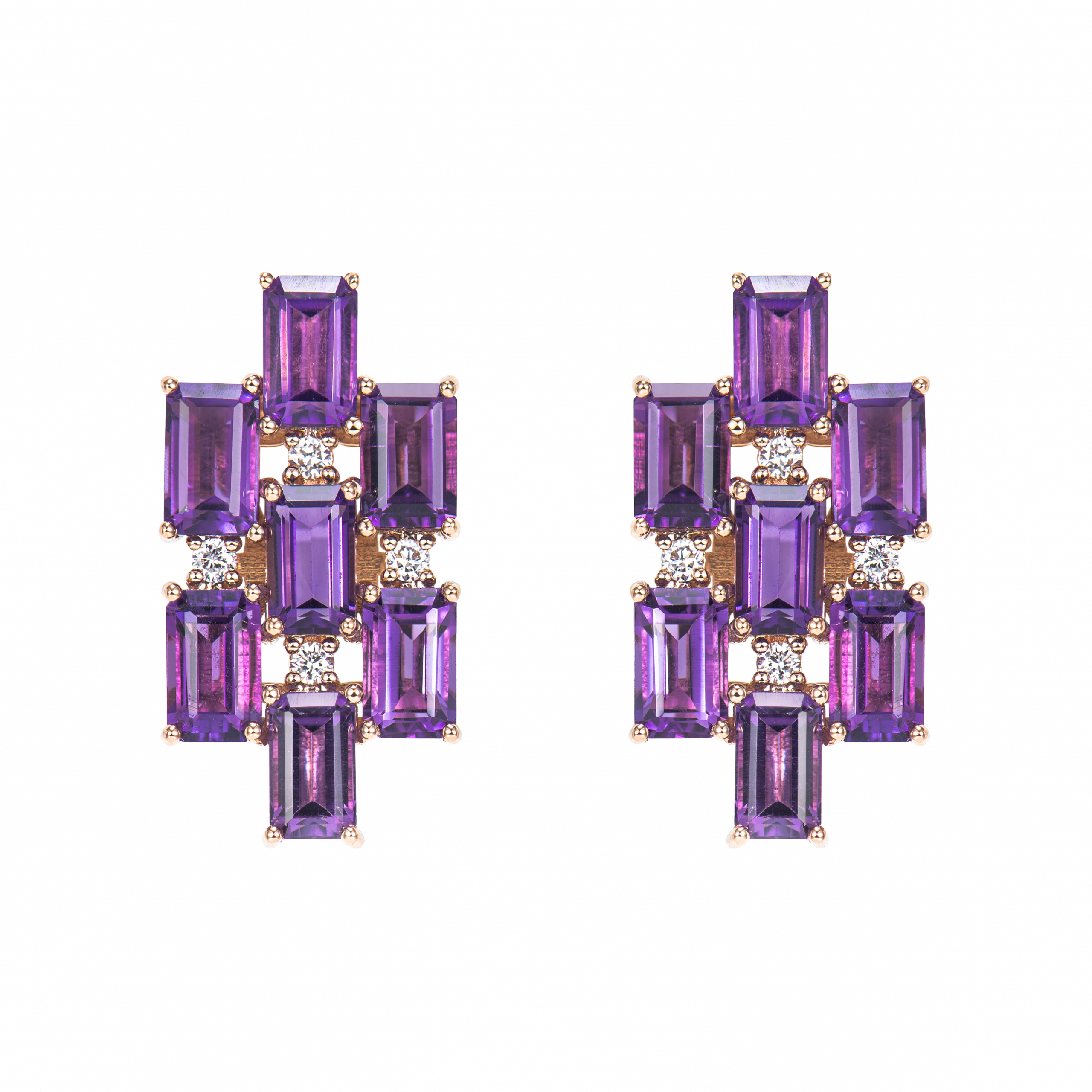 AMETHYST DROP EARRING