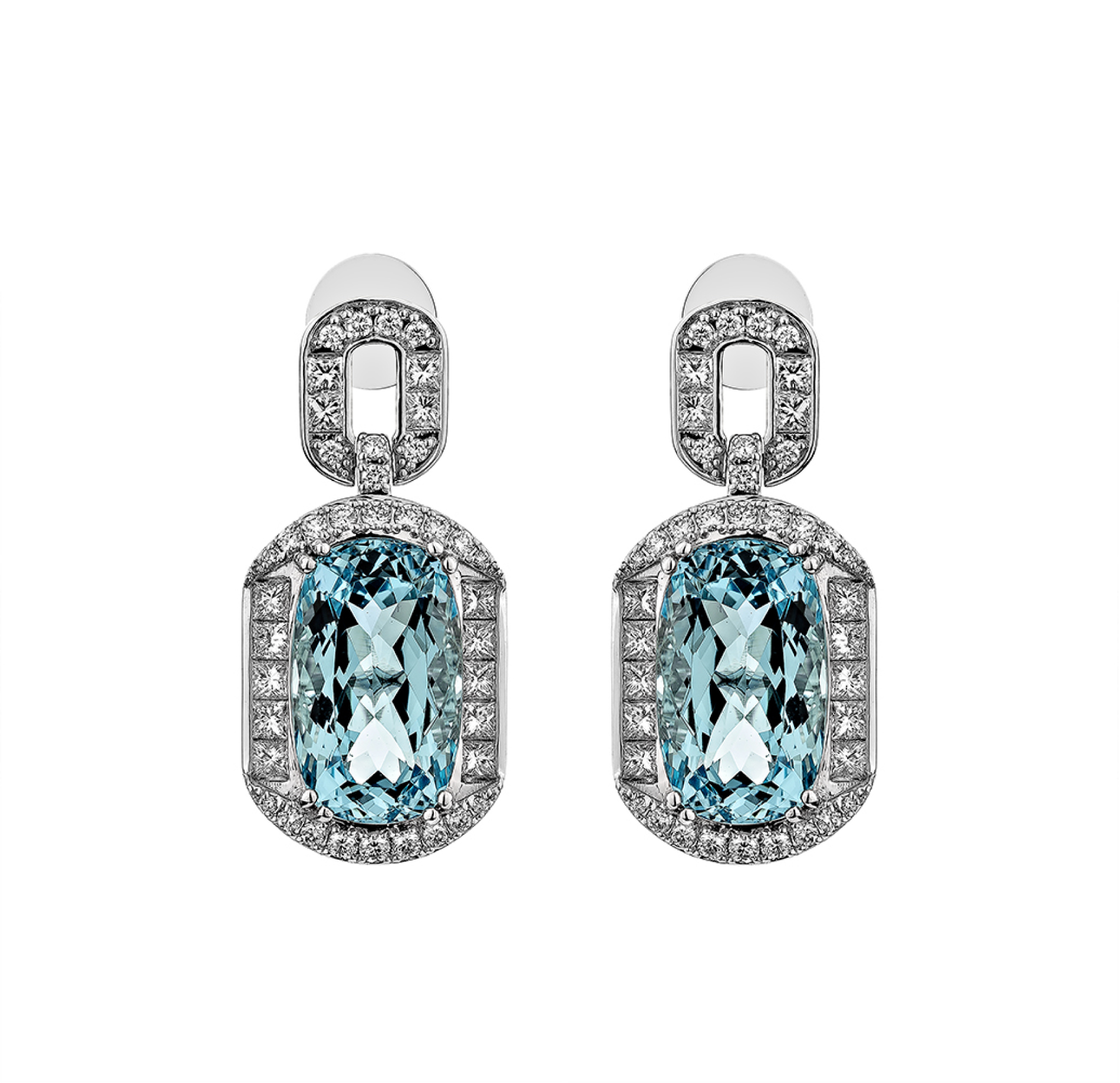 SANTA MARIA AQUAMARINE DROP EARRING