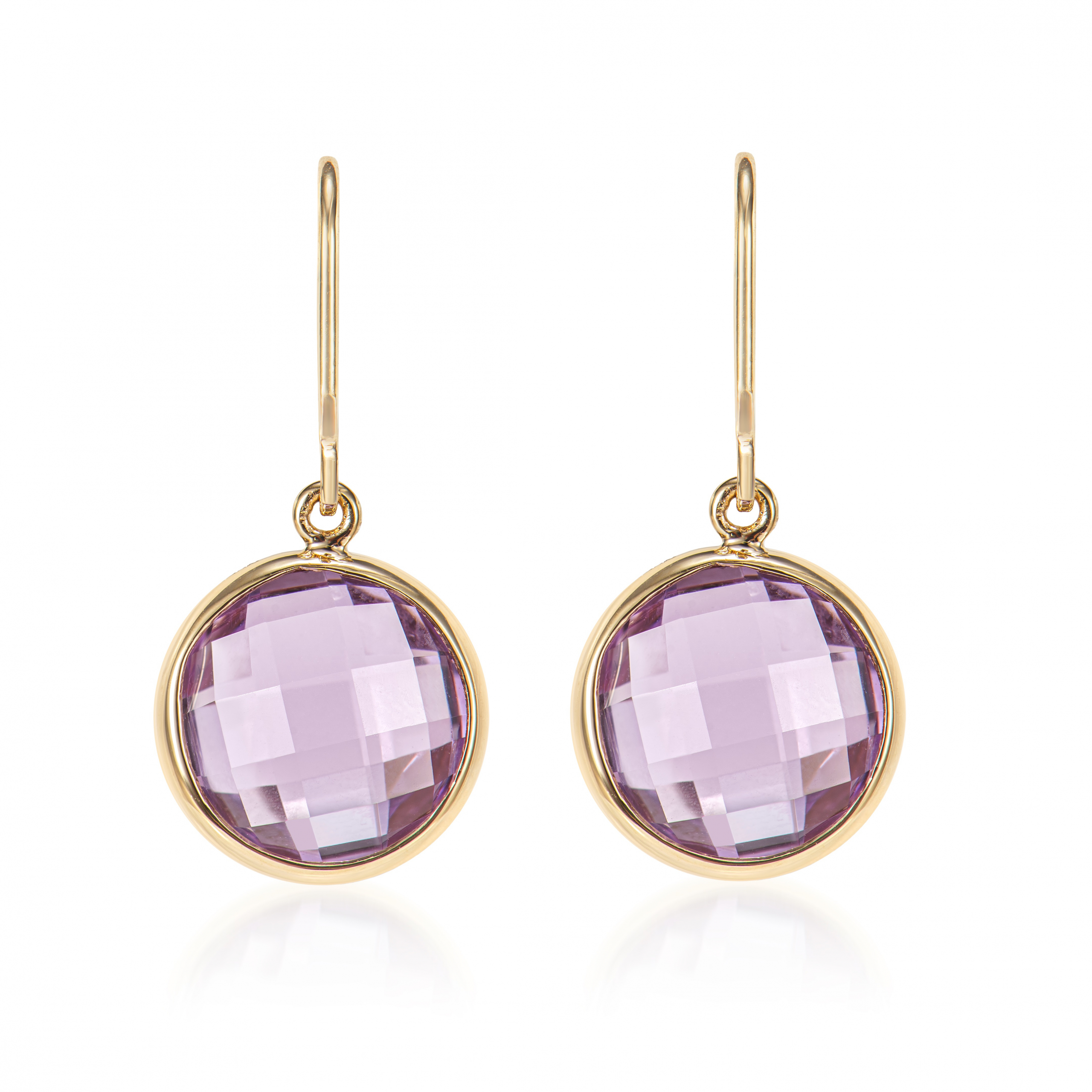 AMETHYST DROP EARRING