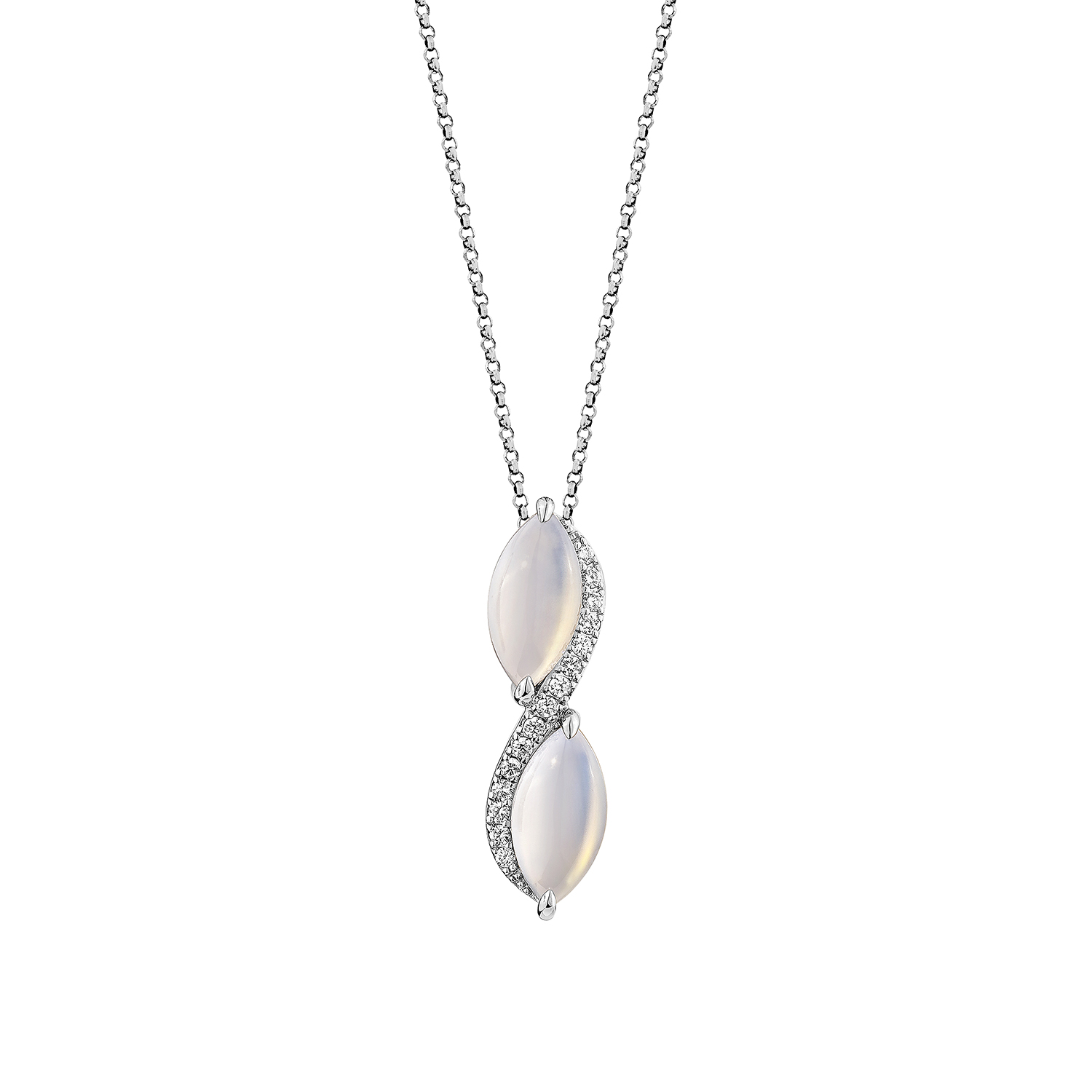 BLUE CHALCEDONY PENDANT