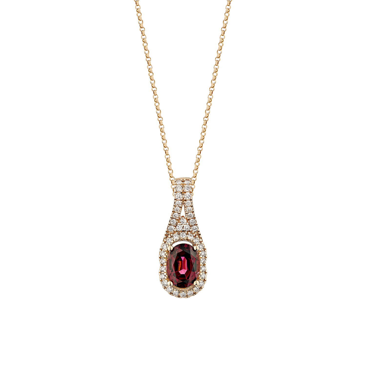RHODOLITE CLASSIC PENDANT