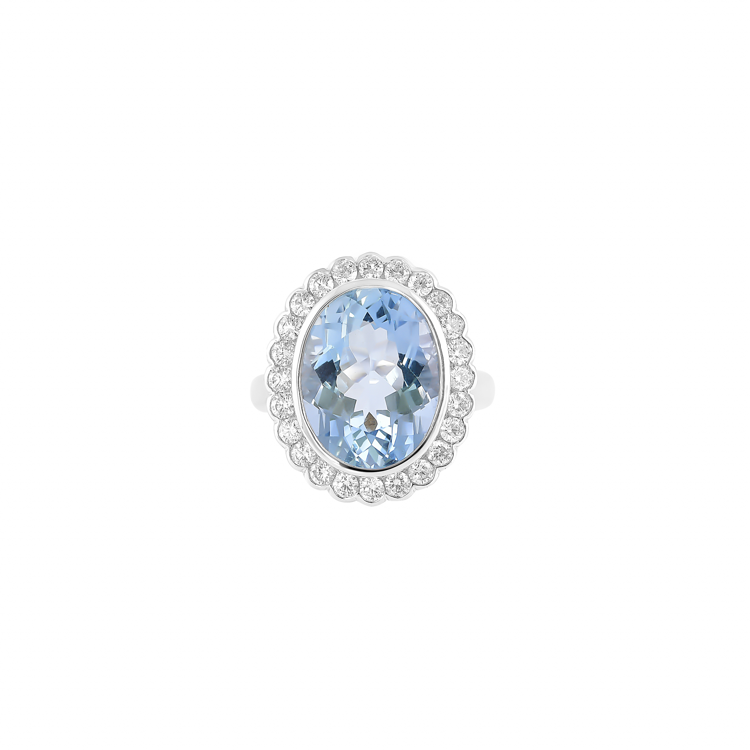 AQUAMARINE CLASSIC RING