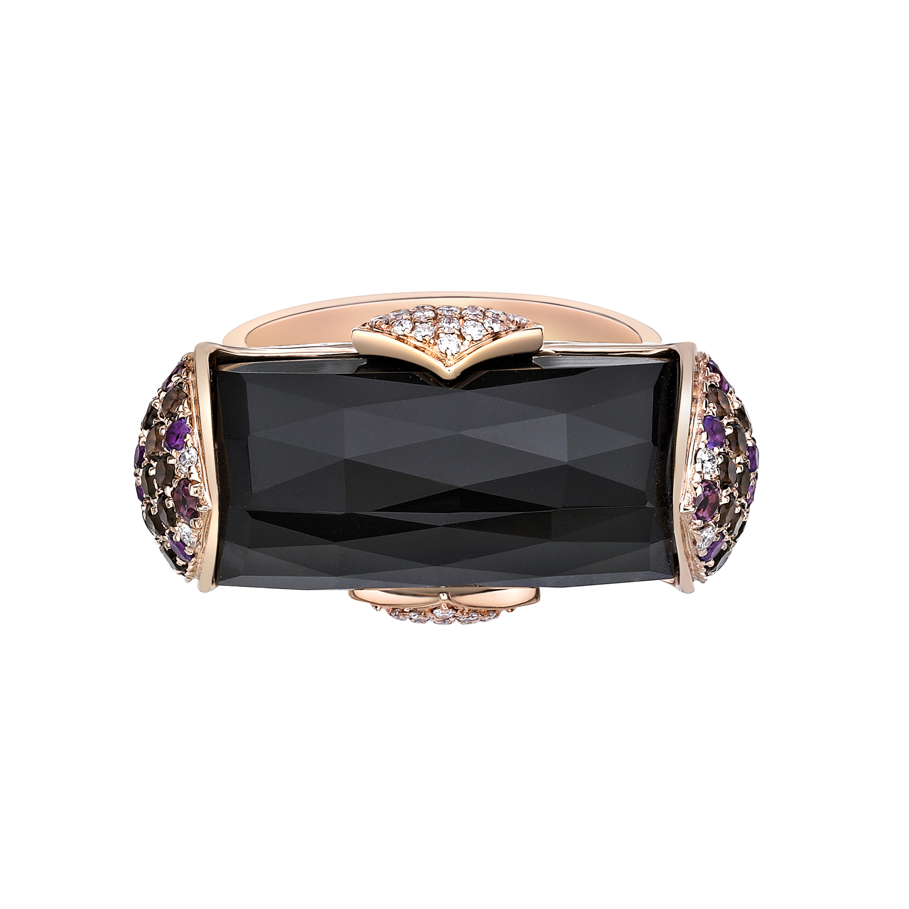 BLACK ONYX COCKTAIL RING