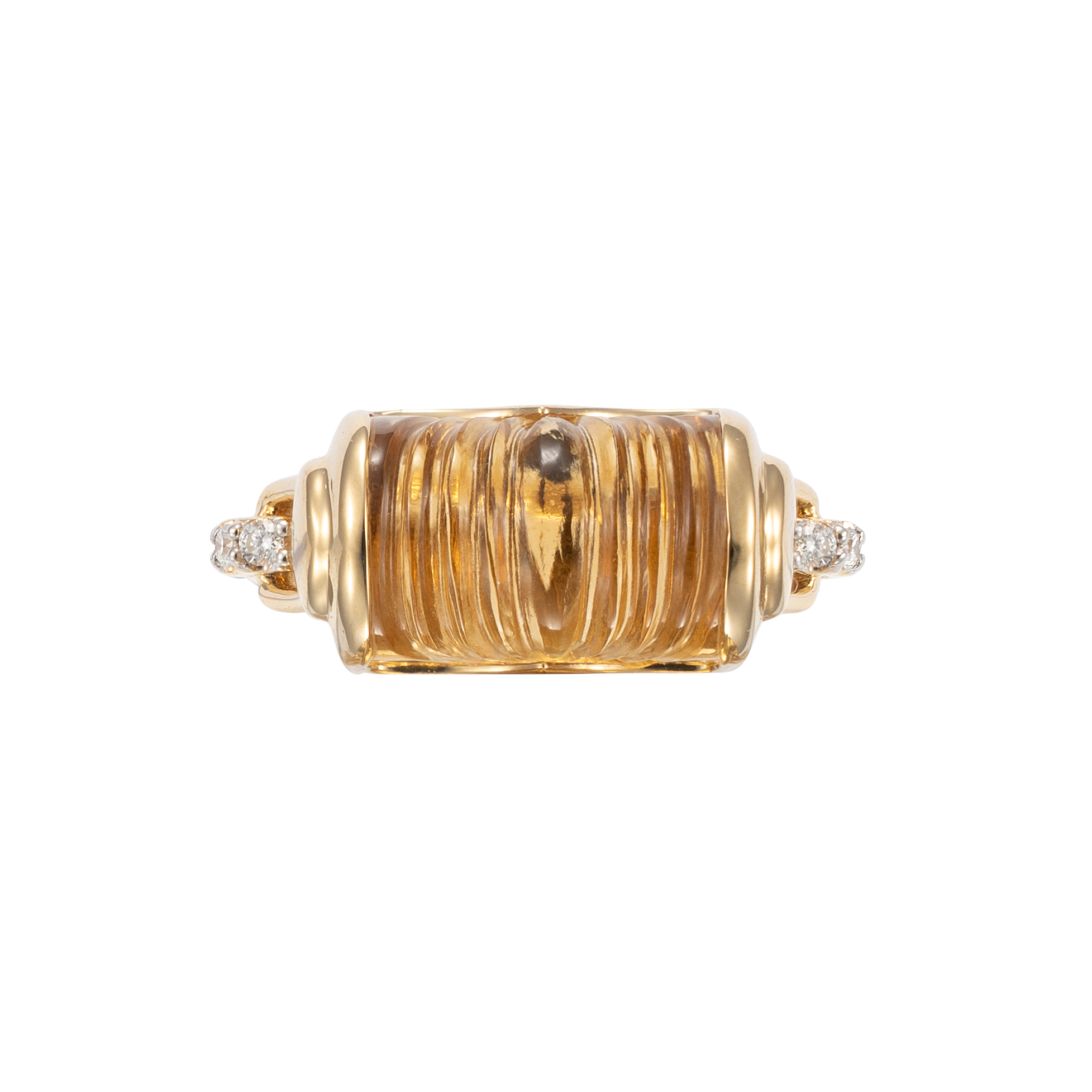 CITRINE COCKTAIL RING