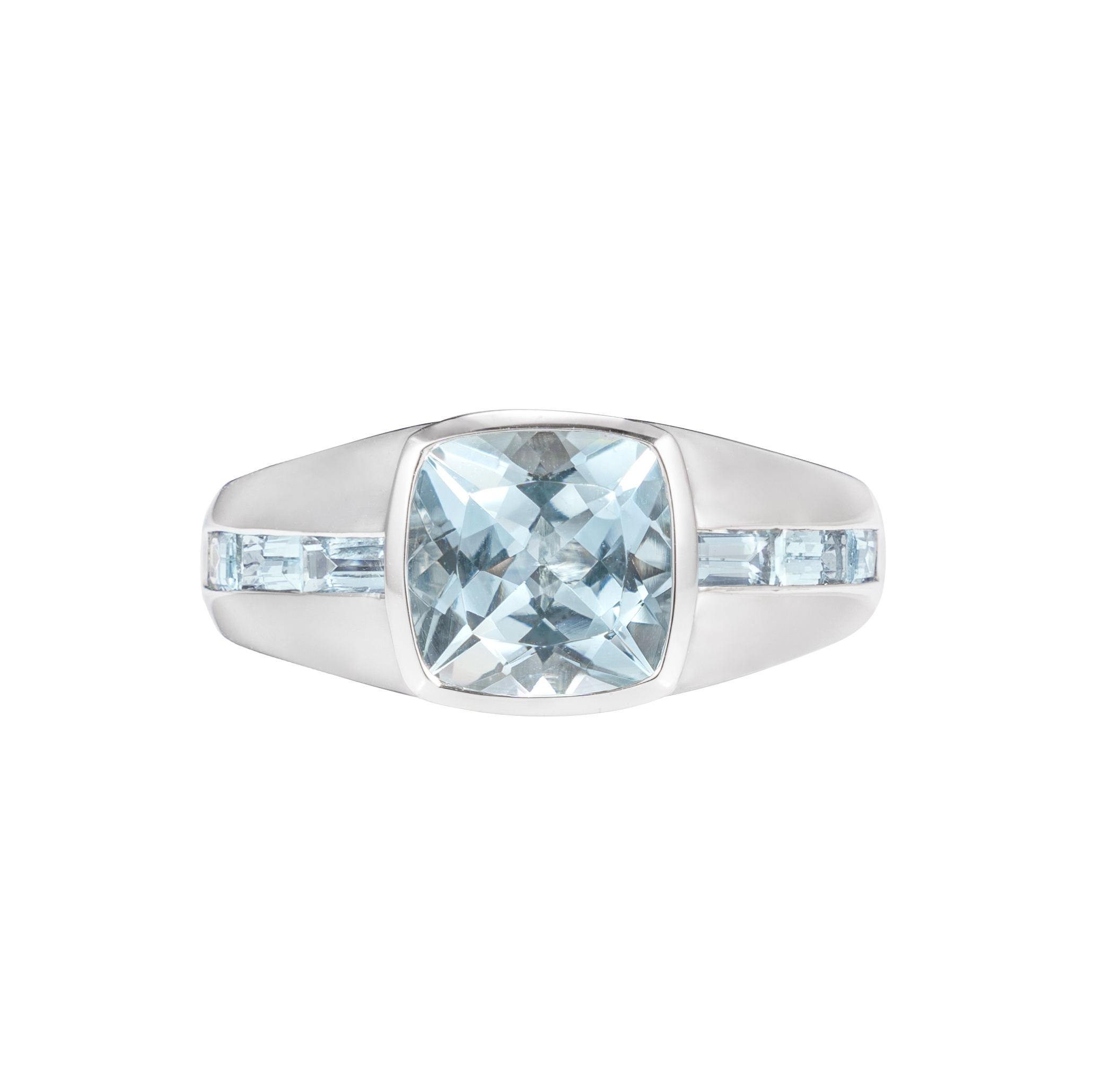 AQUAMARINE CLASSIC RING