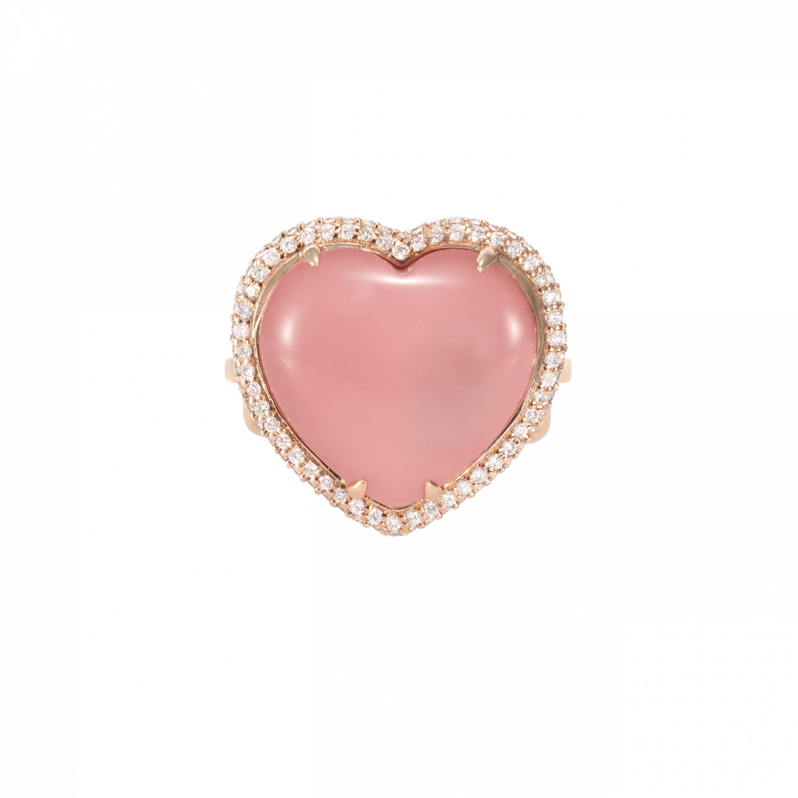 GUAVA QUARTZ HEART RING