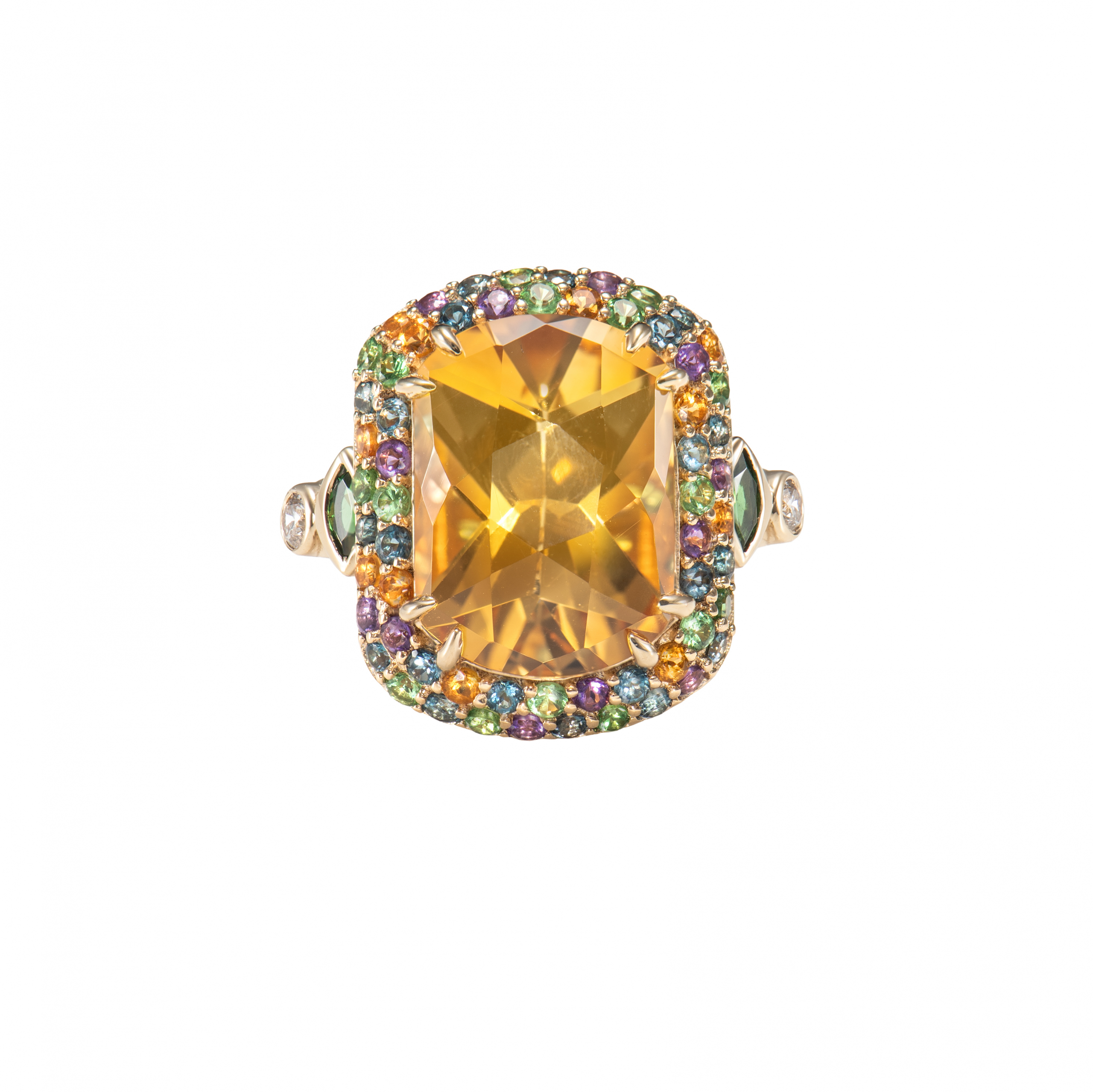 CITRINE COCKTAIL RING