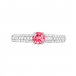 RHODOLITE SOLITAIRE RING