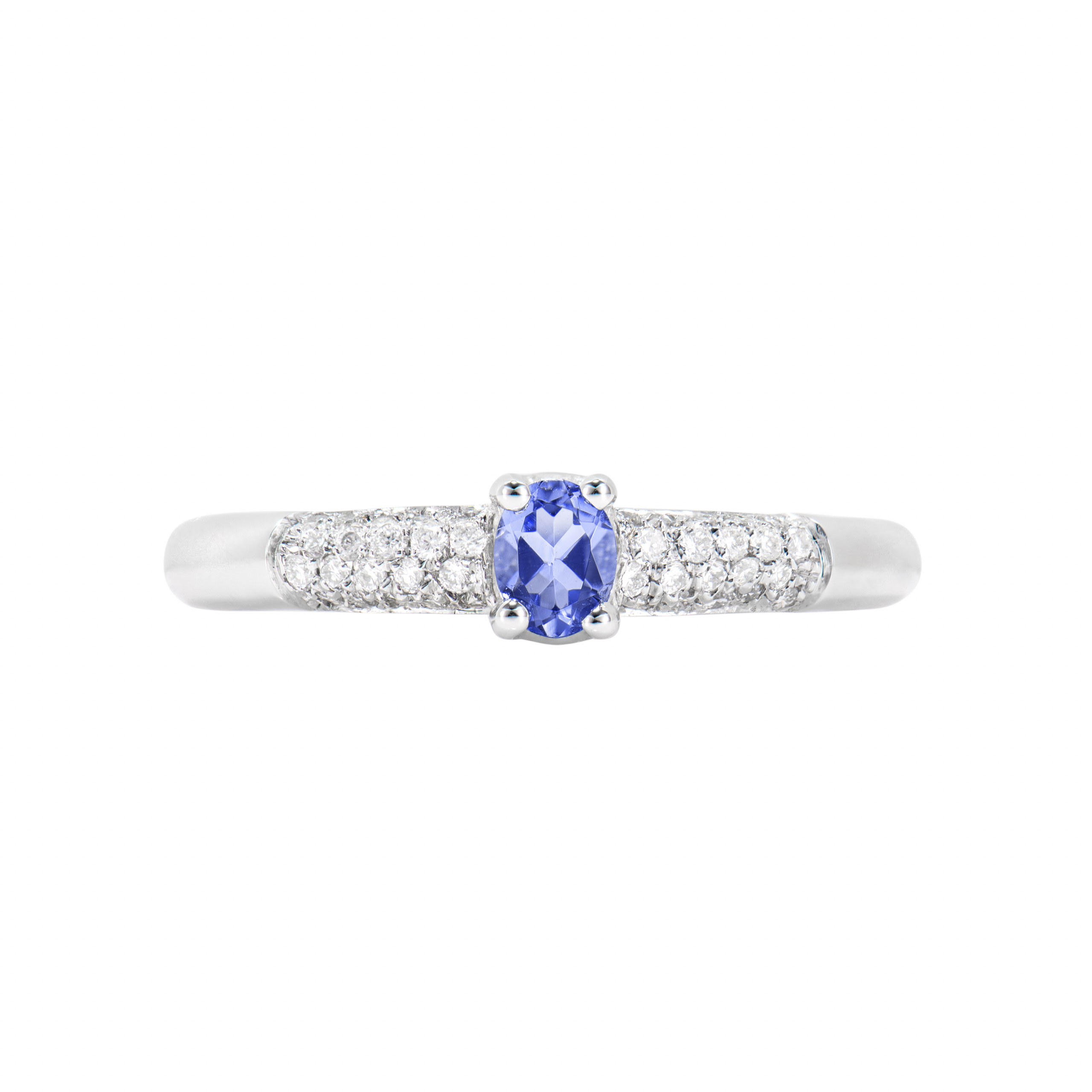 IOLITE SOLITAIRE RING