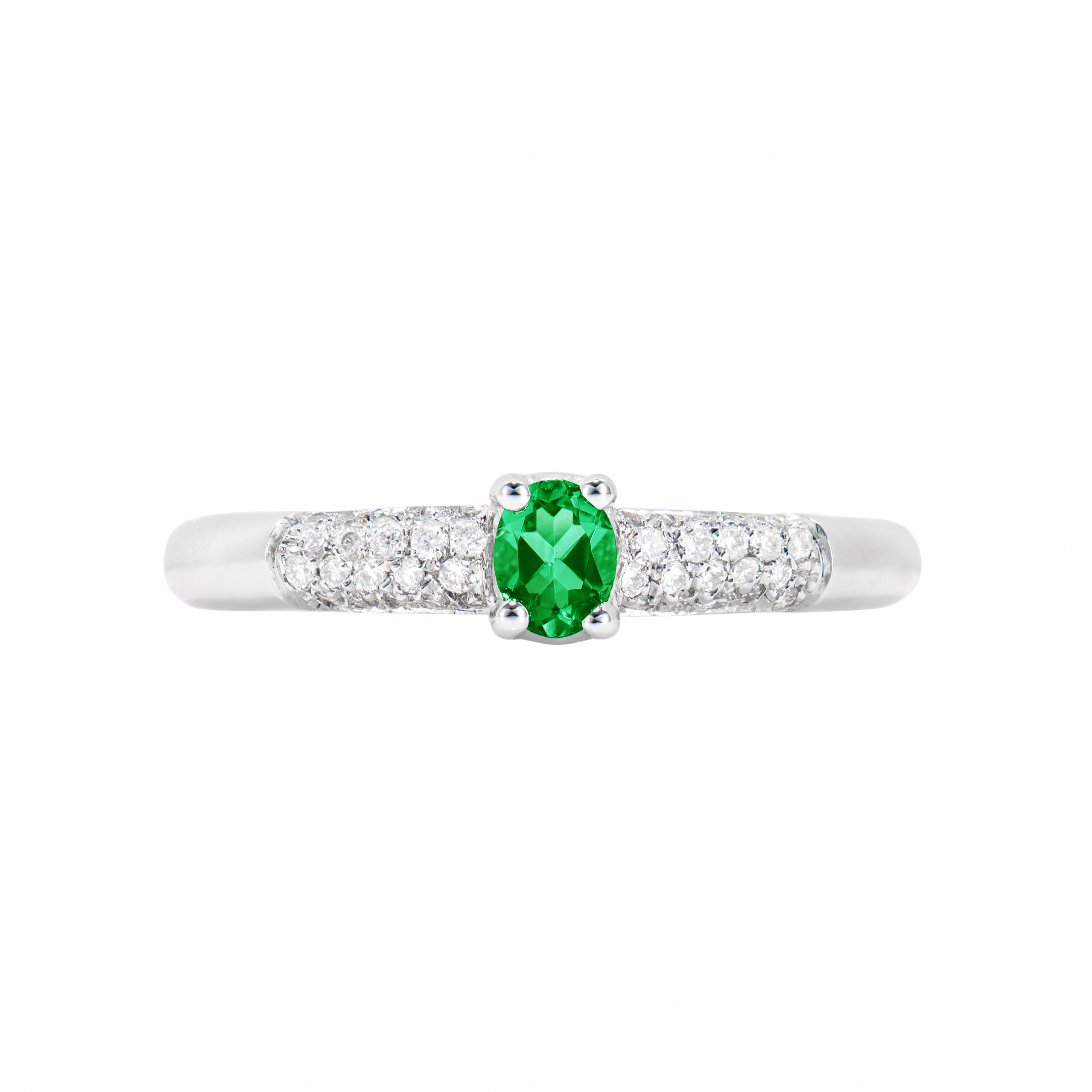 EMERALD SOLITAIRE RING