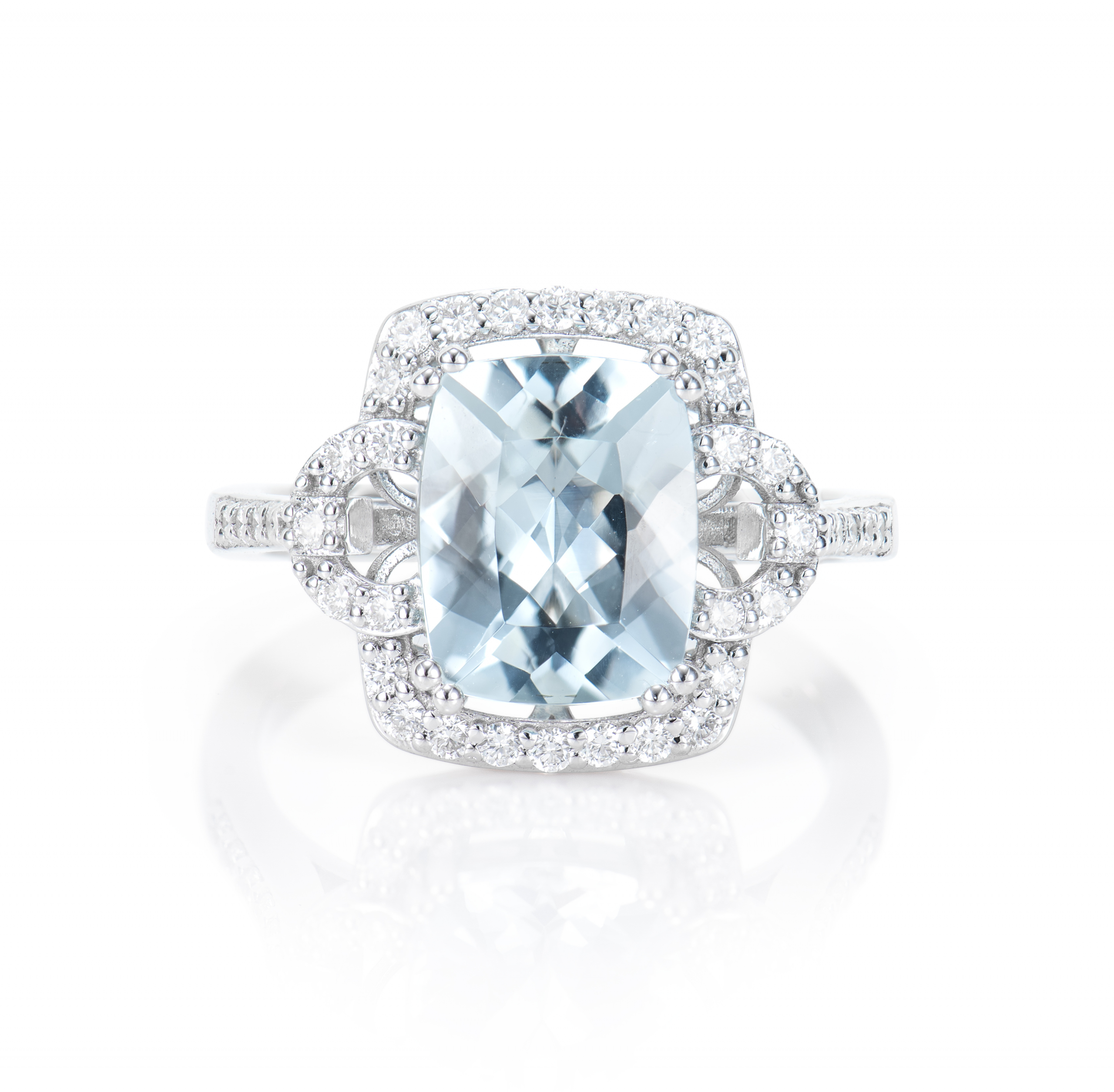 AQUAMARINE CLASSIC RING