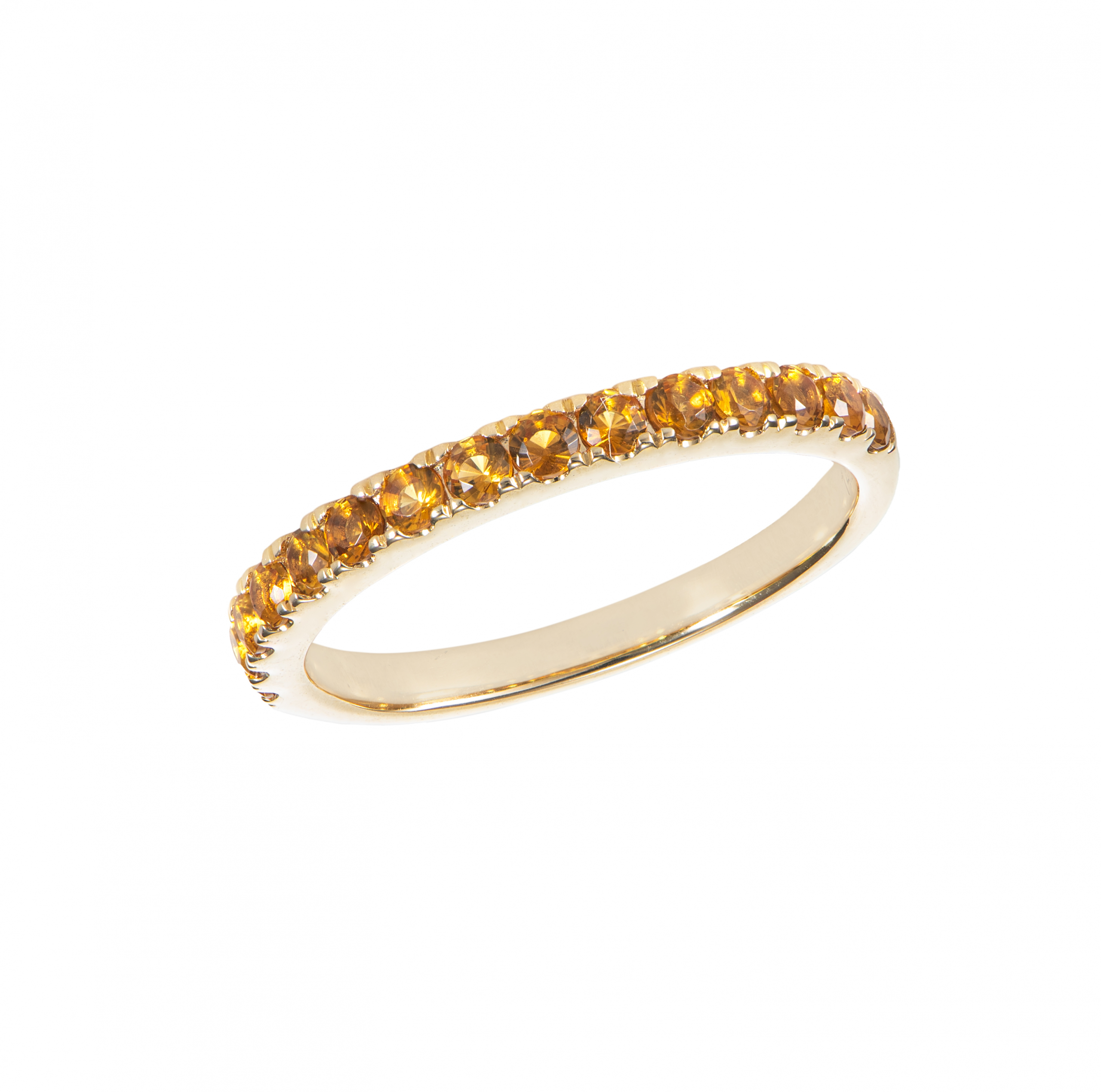 CITRINE ETERNITY RING